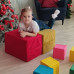 Пуфик кубик Red Пуфик кубик Red